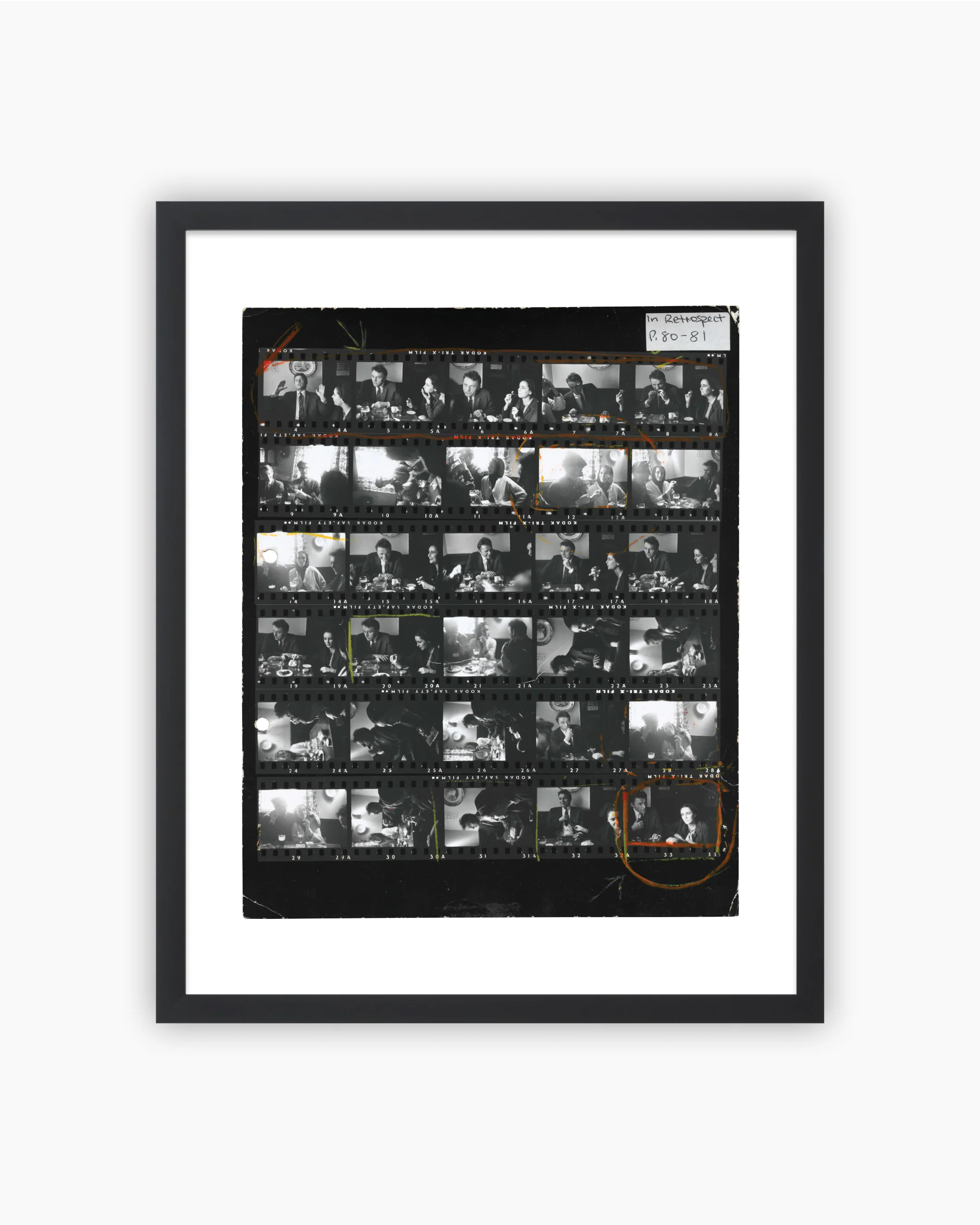 Contact Sheet Print: Richard Burton and Elizabeth Taylor at a pub, Shepperton, 1963 - Image 3