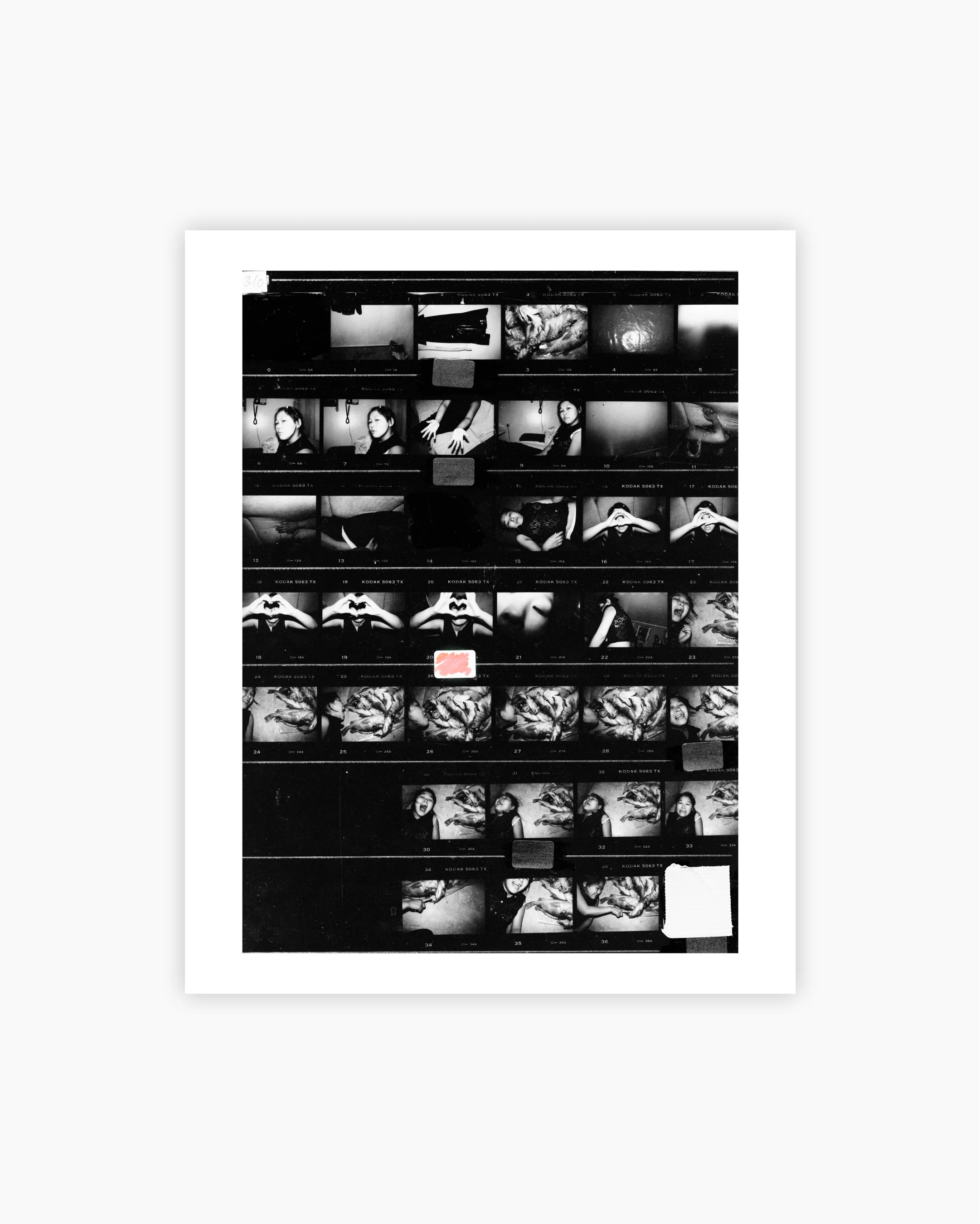 Contact Sheet Print: Sabine, Tiniteqilaaq, Greenland. 2002