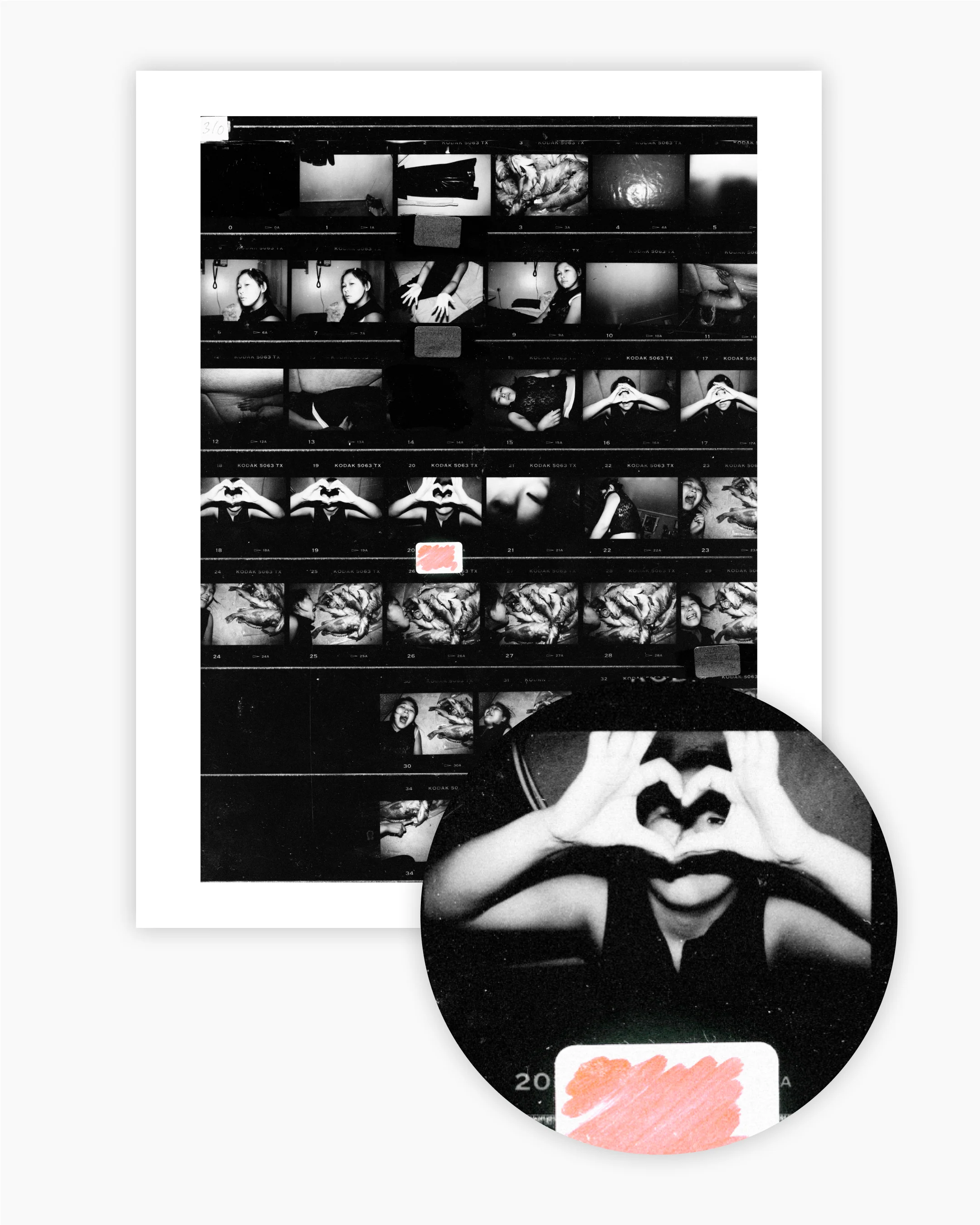 Contact Sheet Print: Sabine, Tiniteqilaaq, Greenland. 2002 - Image 2