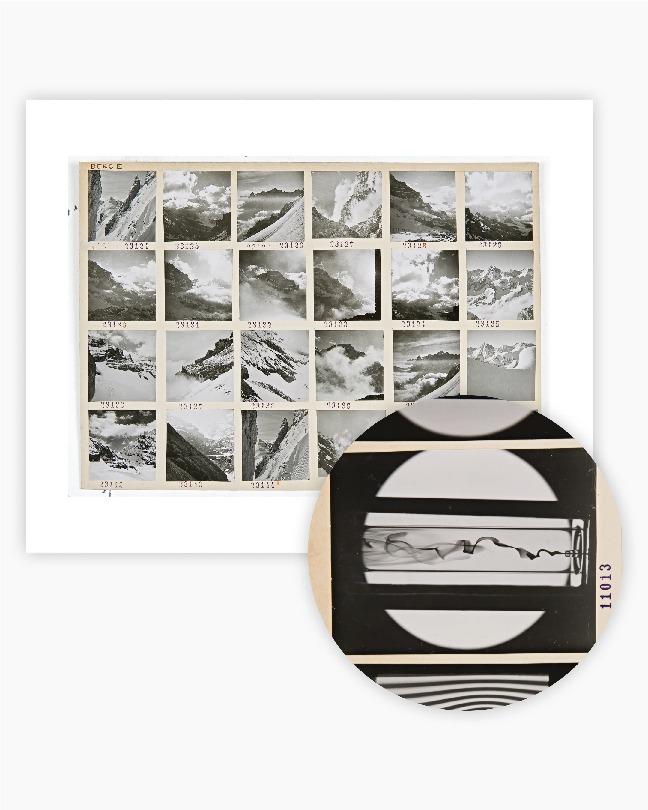 Contact Sheet Print: Swiss Mountain Peaks, 1941 - Image 2