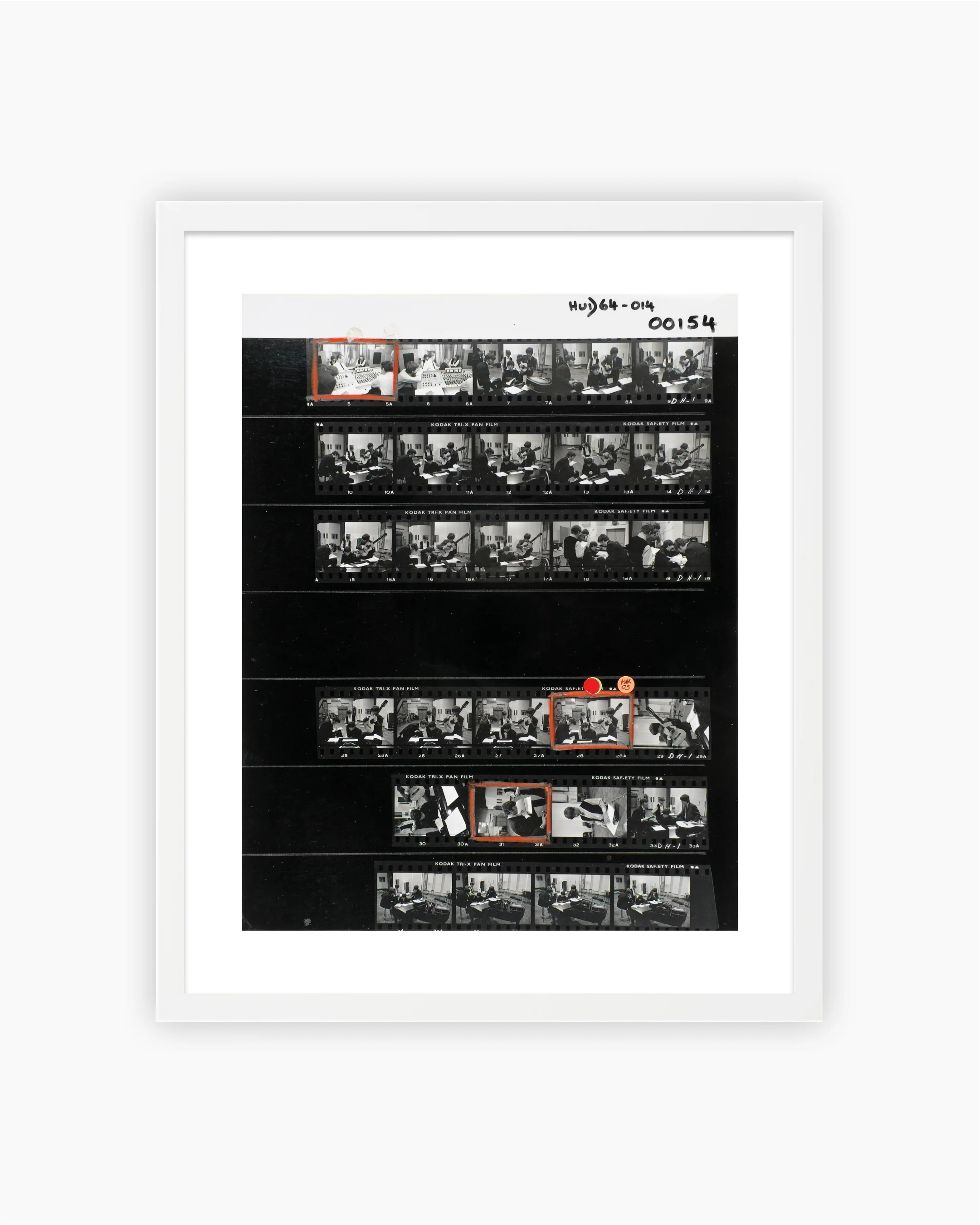 Contact Sheet Print: The Beatles, London, England, 1964 - Image 4