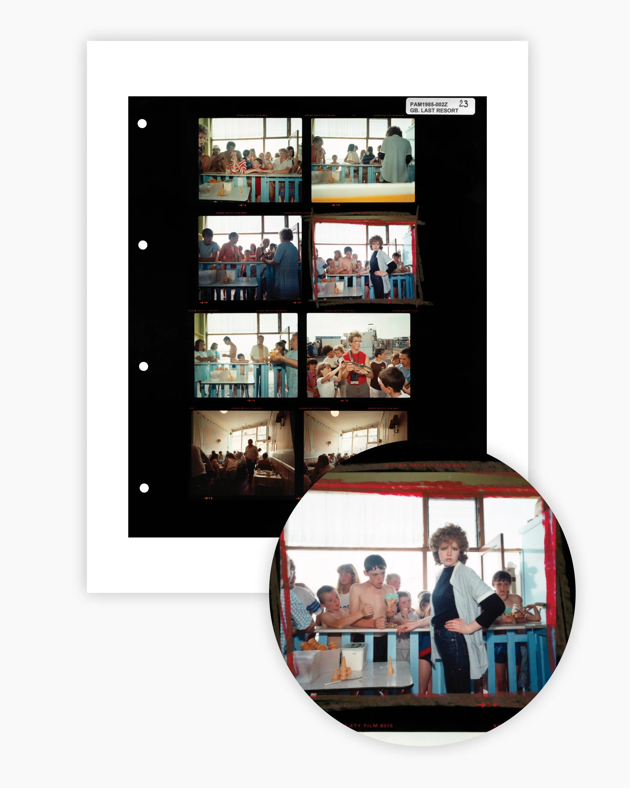 Contact Sheet Print: The Last Resort, New Brighton, England, 1983-85 - Image 2