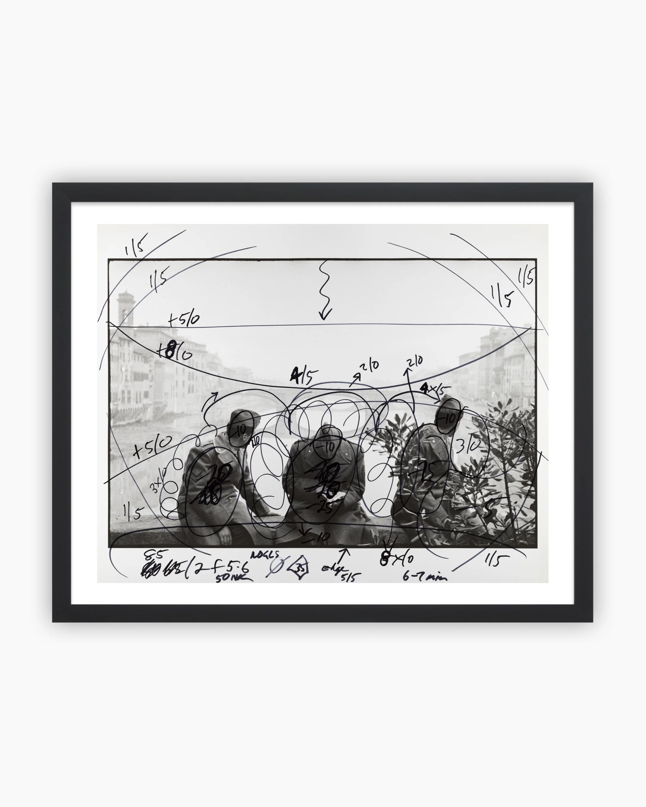 Darkroom Prints: Soldiers on the Arno River, Florence, 1958 - Image 2