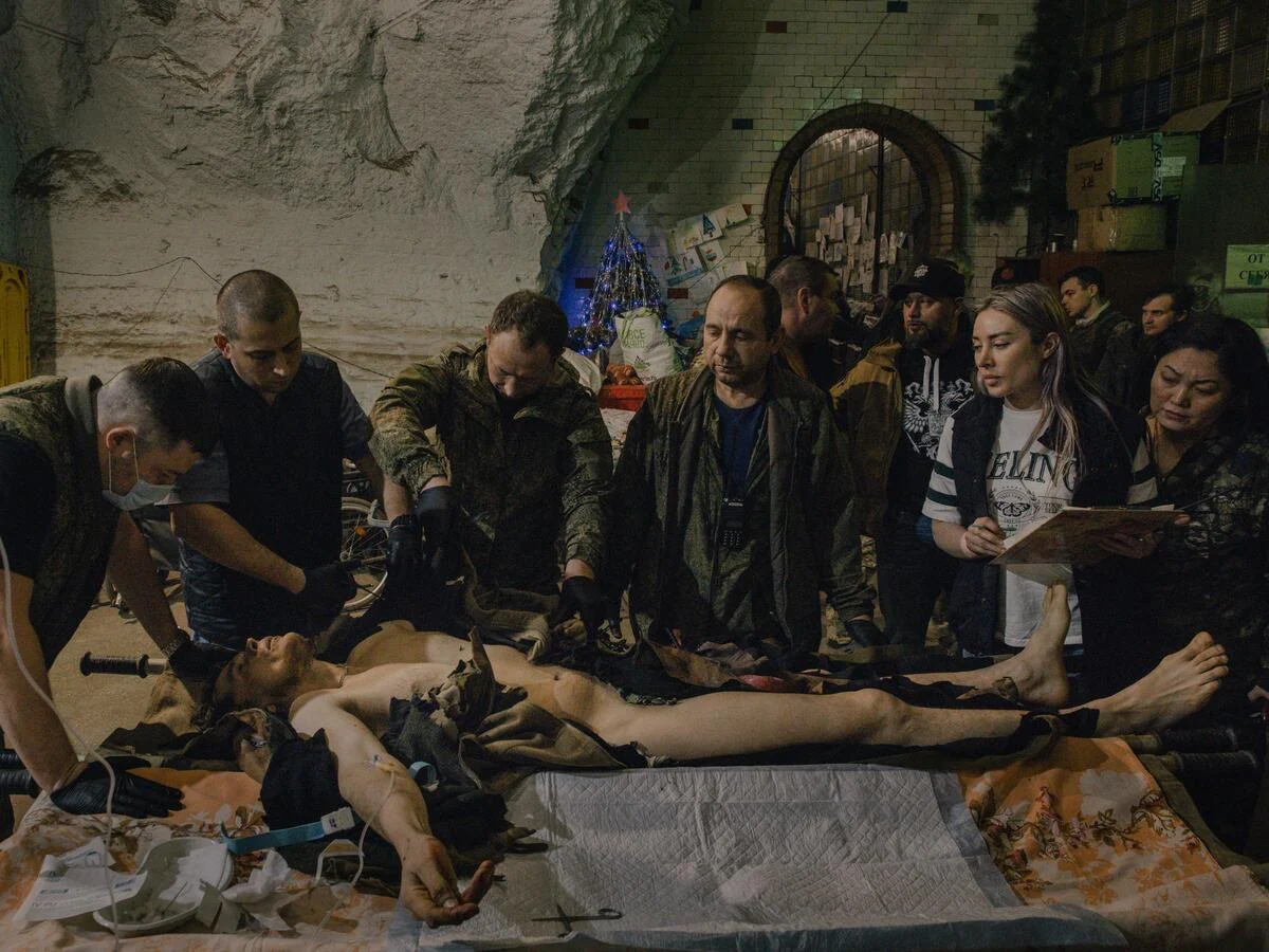 Fine Print: Injured Russian soldiers at a hospital underground in Bakhmut, close to the frontlines. Bakhmut, Ukraine, 22 January 2024 - Image 2