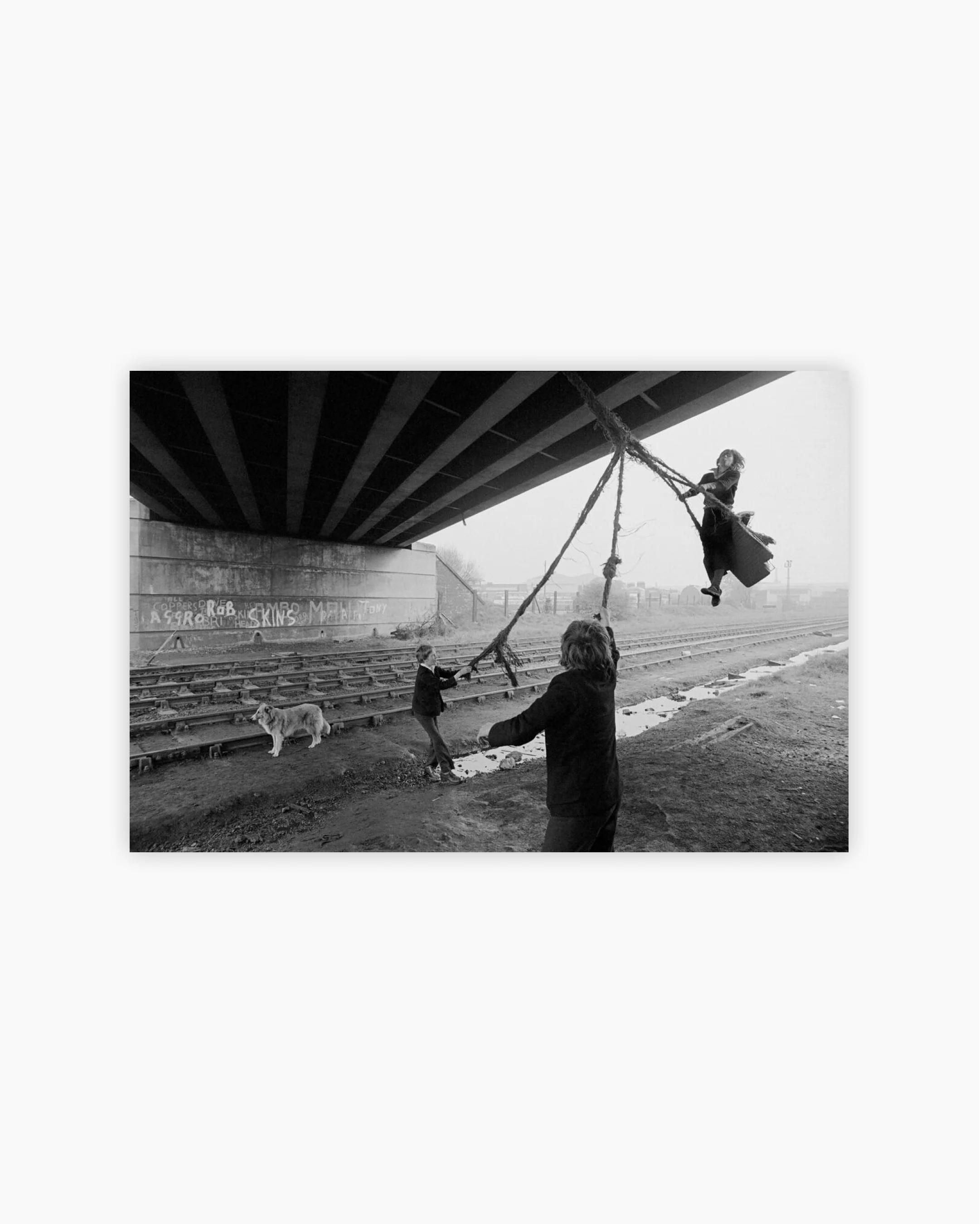 Fine Print: Children playing, Middlesbrough, England, 1976