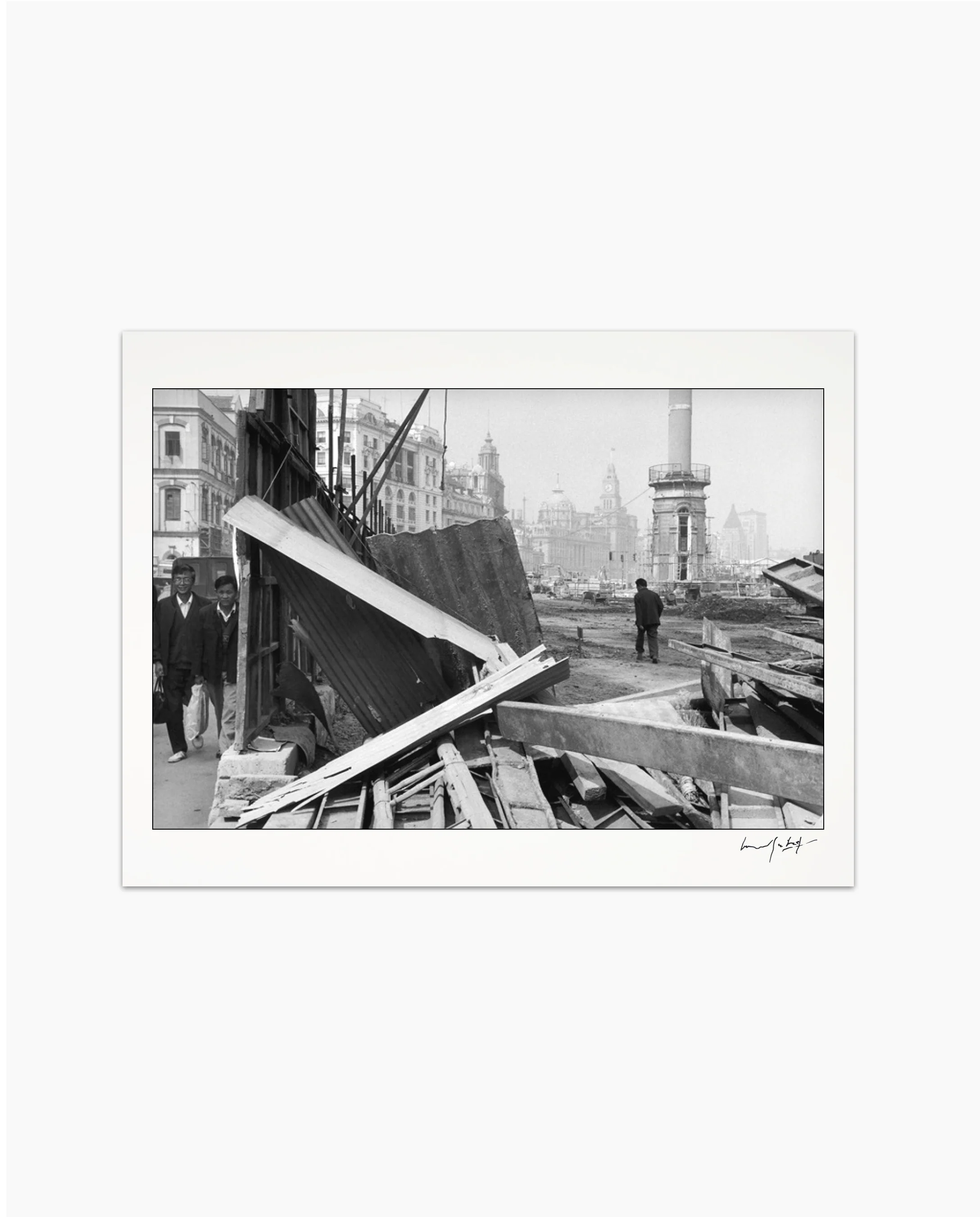 Fine Print: On The Bund, Shanghai, 1993