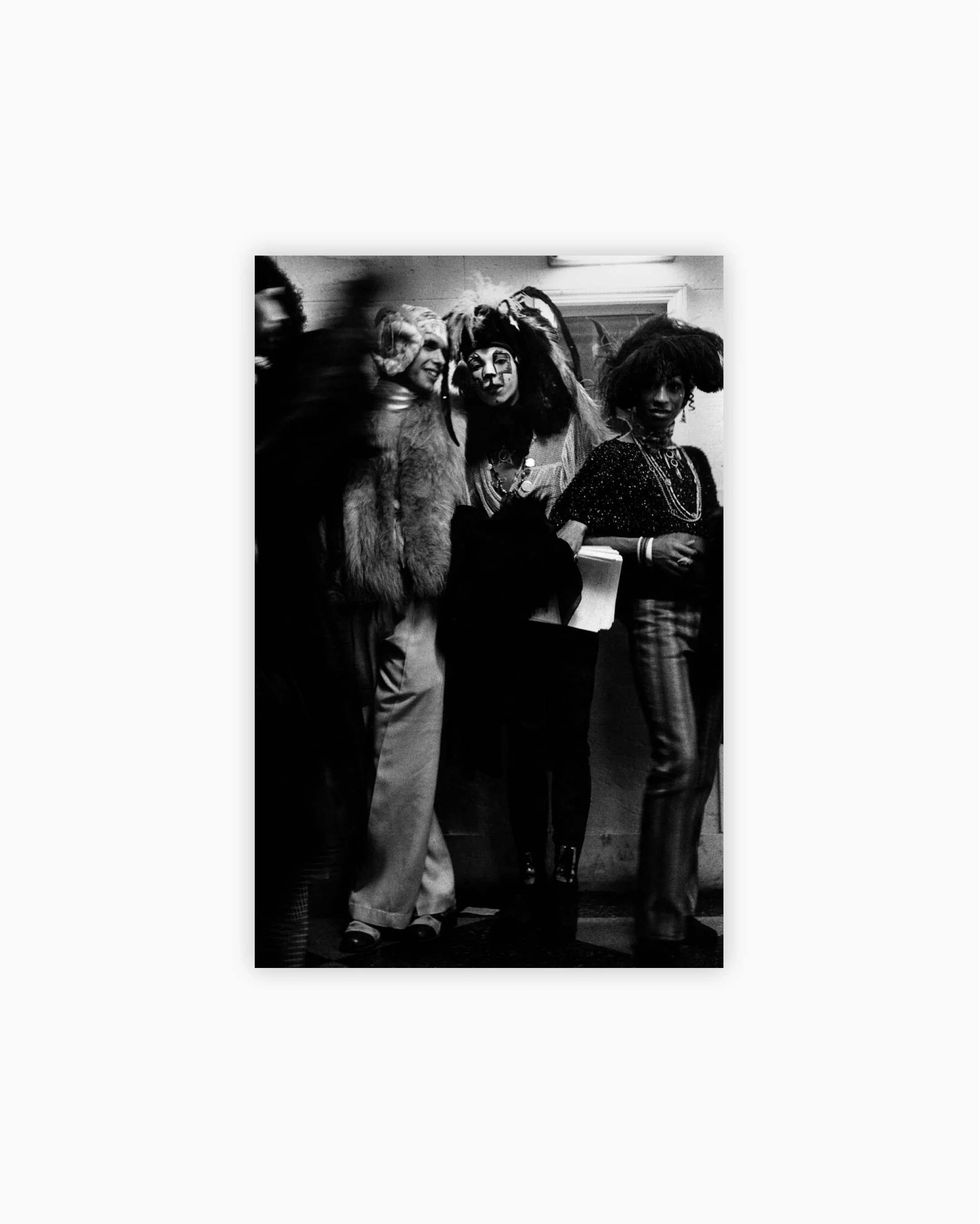 Fine Print: The Cockettes backstage at the Anderson Theater #5. New York City, 1971