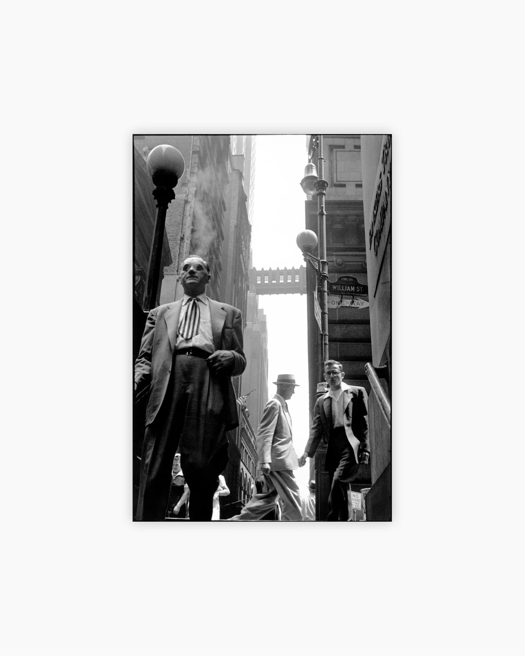 Fine Print: Wall Street, New York City, 1956