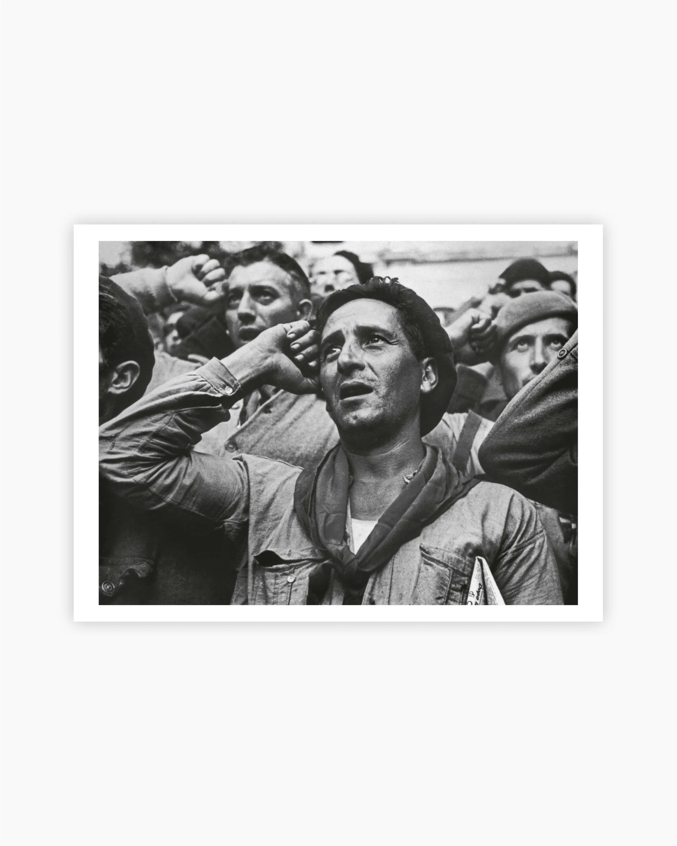 Magnum Editions Poster: Farewell ceremony, Spain, 1938
