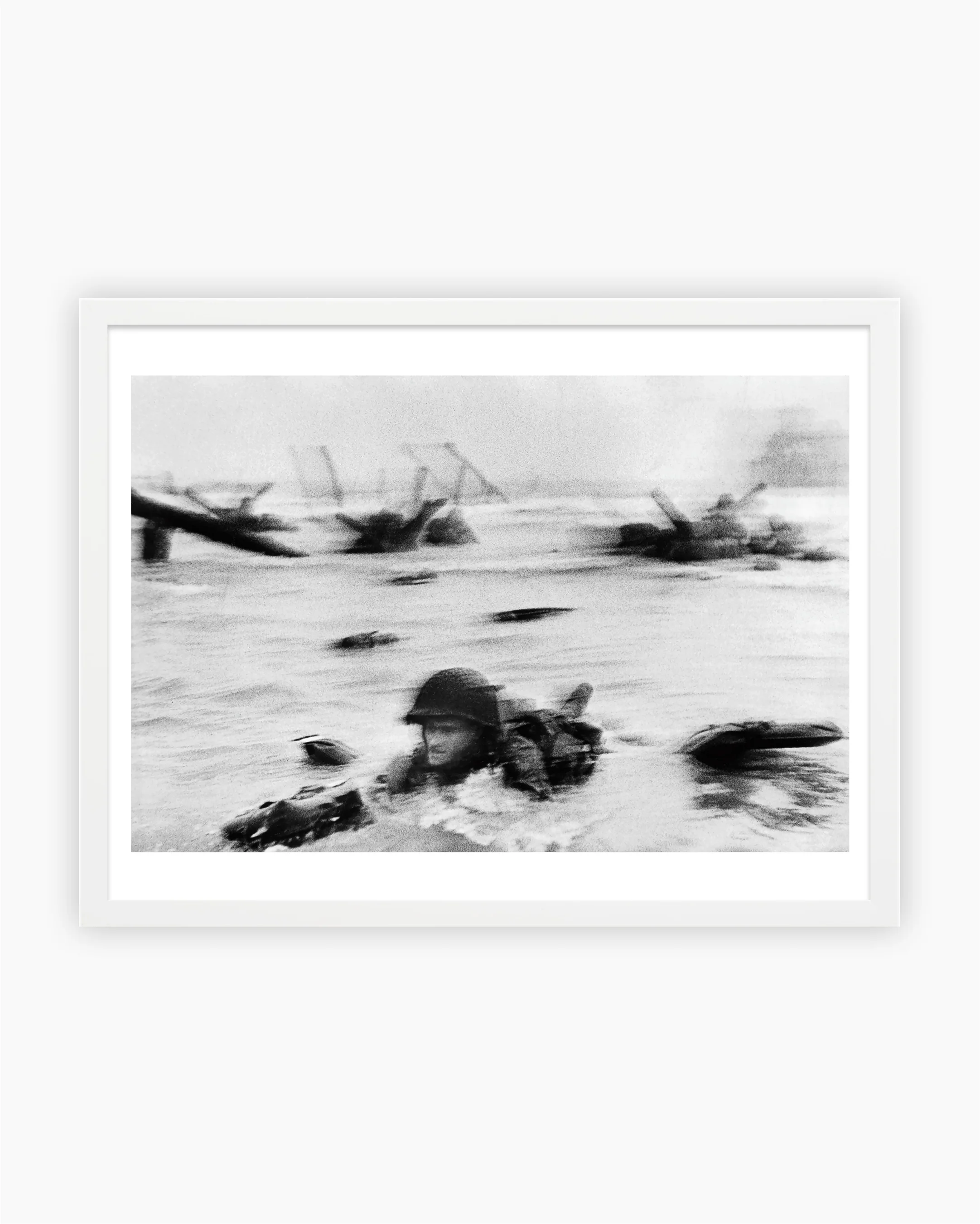 Magnum Editions Poster: US troops, Omaha Beach, France, 1944 - Image 3