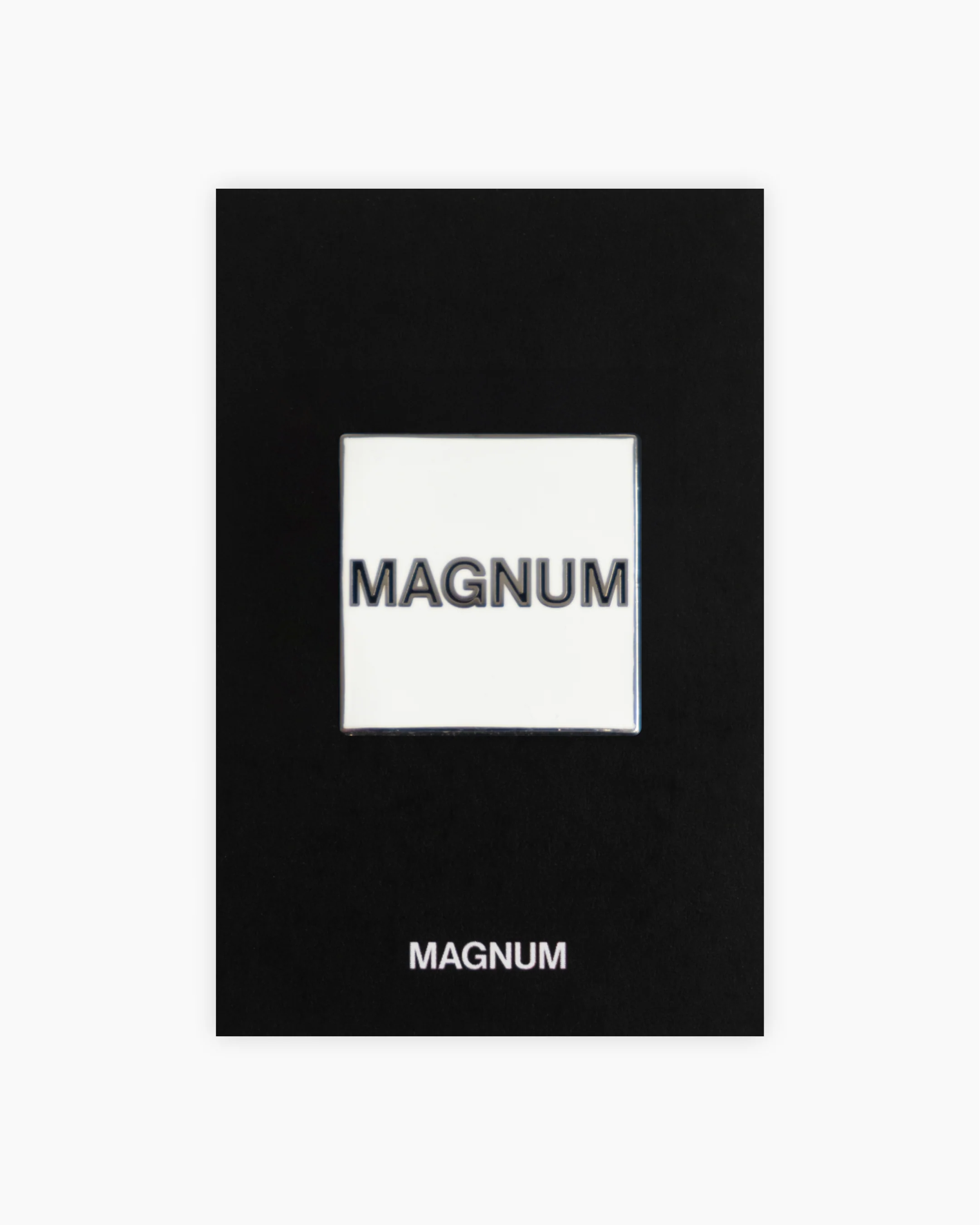 Magnum Logo Pin – White - Image 3