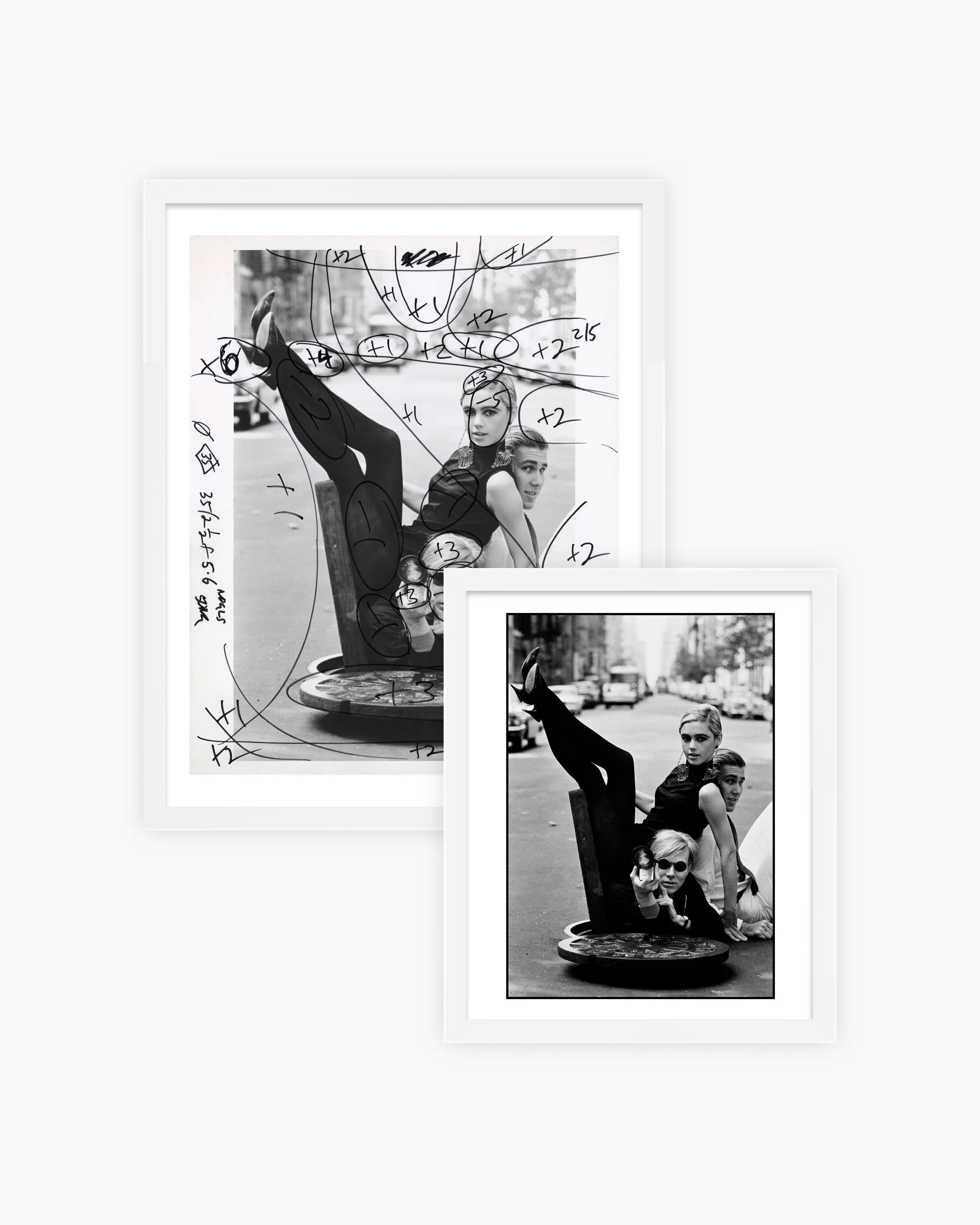 Magnum Print Bundle: Andy Warhol, Edie Sedgwick and Chuck Wein in New York, 1965 - Image 3