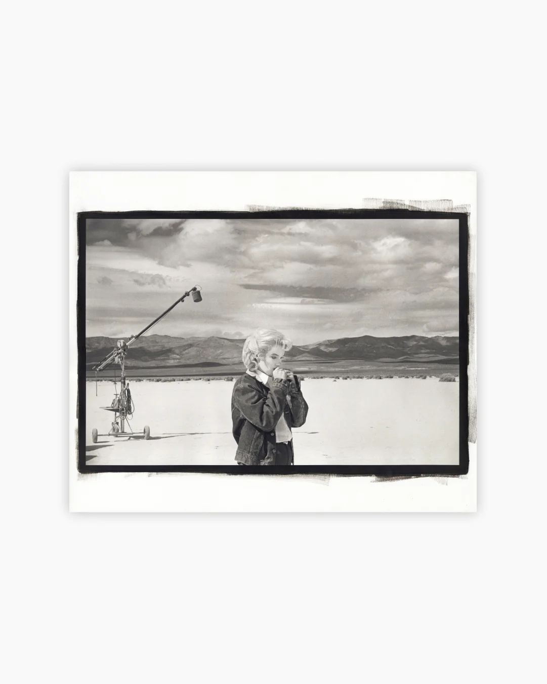 Platinum Print: Marilyn Monroe during the filming of The Misfits, Nevada, 1960