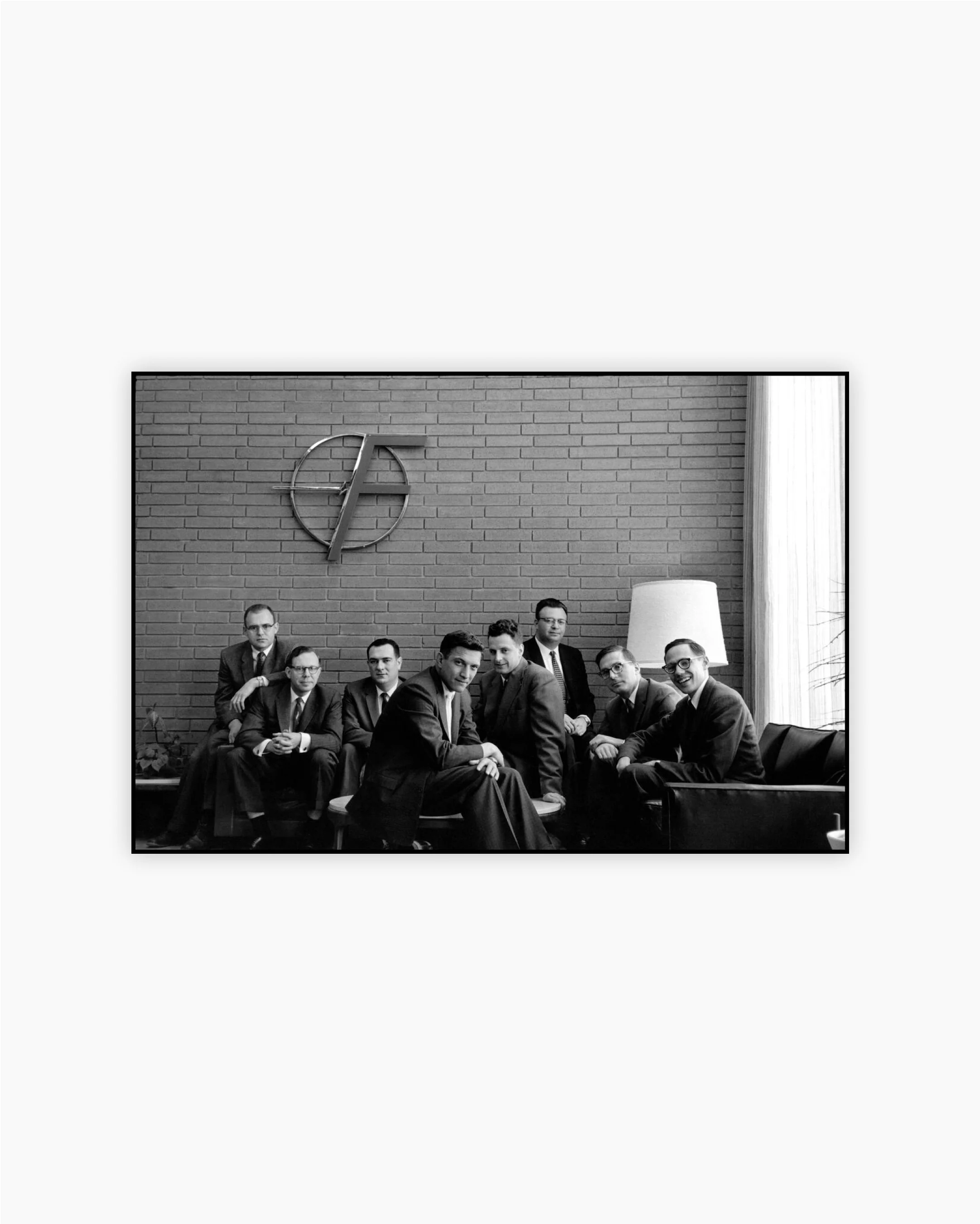 Fine Print: The Fairchild/Shockley 8 who started Silicon Valley's first start up. USA, 1960